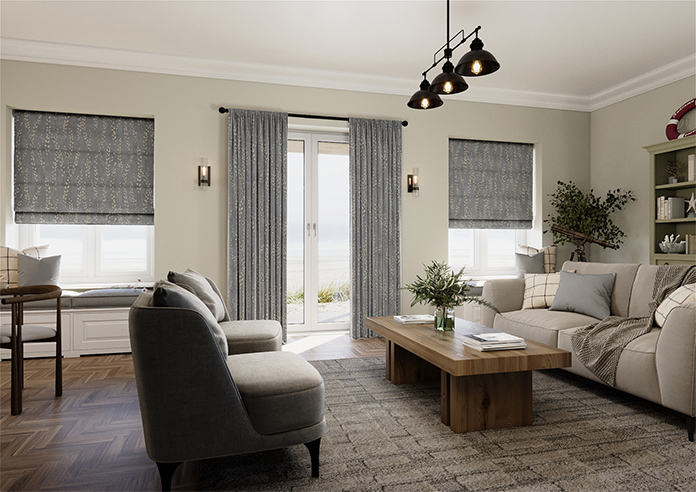 Willow Field, Stone Grey - Made to Measure Curtains - Image 7
